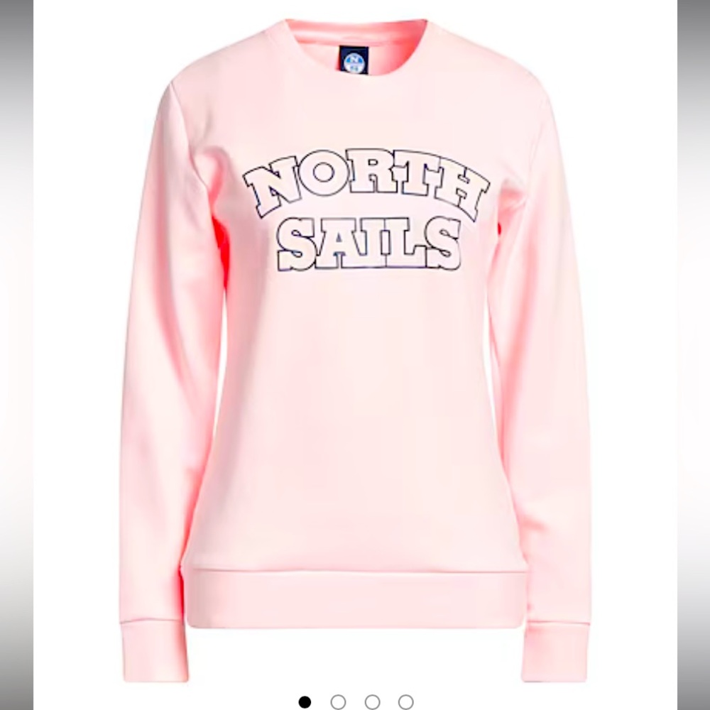 North Sails Pink Sweatshirt Sz L Preowned